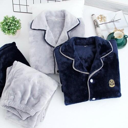 DIDUQIPAO Men's Warm Pajamas