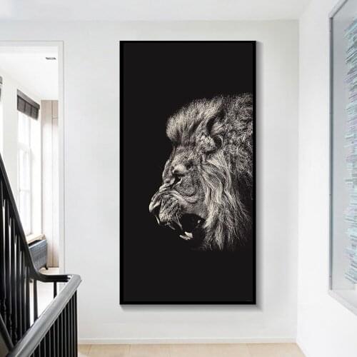 HD Animal Canvas Painting Modern Wall Art Lion Abstract Fashion Paintings Poster on Canvas Prints Home Decor Bedroom Decoration