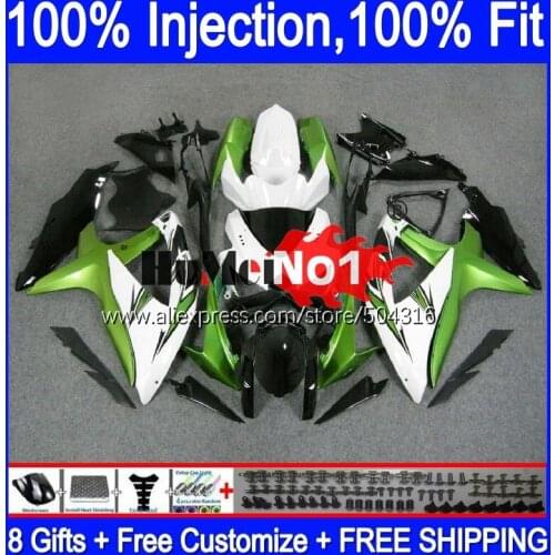 OEM For SUZUKI GSXR-750 GSXR 600 750 GSXR600 GSX-R750 17MC.21 Green Gloss GSXR-600 K8 GSXR750 2008 2009 2010 08 09 10 Fairings
