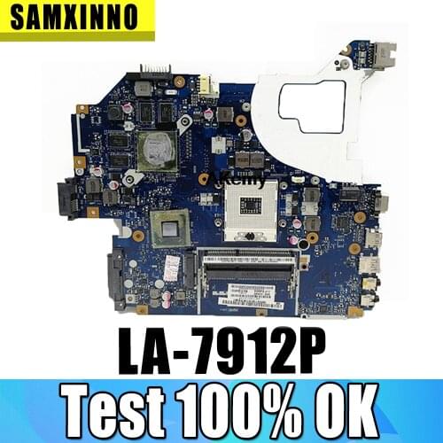 LA-7912P motherboard fit For Acer Aspire E1-571G V3-571G V3-571 motherboard Q5WVH LA-7912P HM77 PGA989 Test original Free CPU