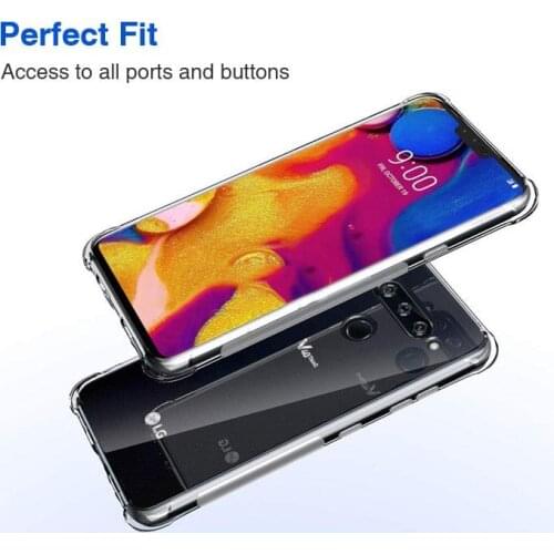 Soft Thicken Case For LG K30 X2 K20 2019 K40S K50S V60 ThinQ K61 K41S Velvet Stylo 6 K51S K51 K31 Silicone Clear Shockproof Case