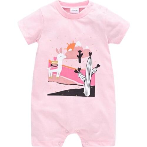 Toddler Girls Jumpsuit ropa bebe de infant baby romper Baby Girl Clothes Cotton Unicorn Overalls bebe fille Newborn Baby Onesie