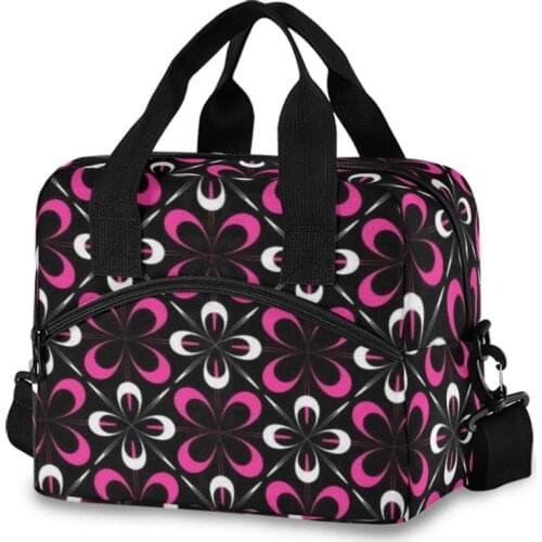 ALAZA Portable Thermal Lunch Bag for Women Kids Men Shoulder Food Picnic Cooler Boxes bags Insulated Tote Bag Storage Container