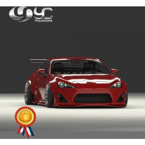 Fiber Glass Body Kit Fit For 12-18 GT86 FT86 ZN6 FRS BRZ ZC6 GRD X RB Ver.1 Style Front & Rear Lip Fender Side Skirts