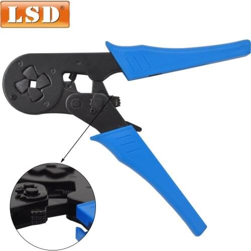 Self-adjusting 4-16mm2 Cable Ferrule Crimping Tool LSC8-16-4 suqare type tight wire crimper VE Terminal Connectors crimp plier