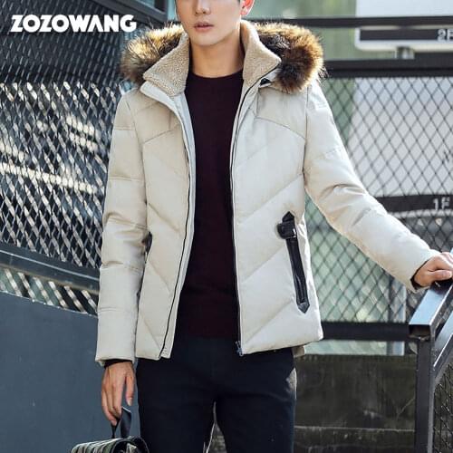 Мужские короткие пуховики Zozowang China At AliExpress