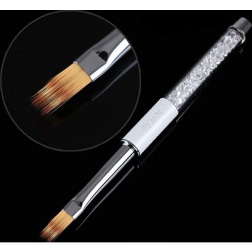 1Pc Gradient UV Gel Pen Drawing Painting Soft Brushes 2Colors Handle Manicure For Nail Art Pen Professional Manicure Tool