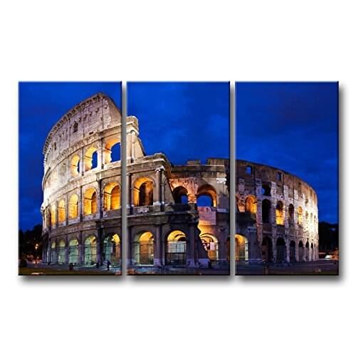 3 piece Wall Art Painting Colosseum In Rome Prints On Canvas City Pictures Oil For Home Modern Decoration Print Drop shipping