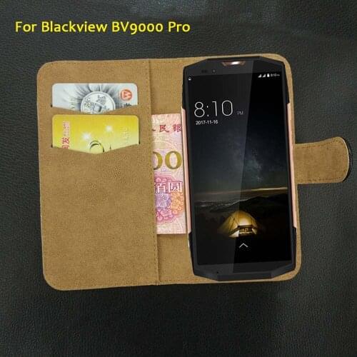 6 Colors Super!! Blackview BV9000 Pro Case Flip Leather Luxury Exclusive Protective 100% Special Phone Cover+Tracking