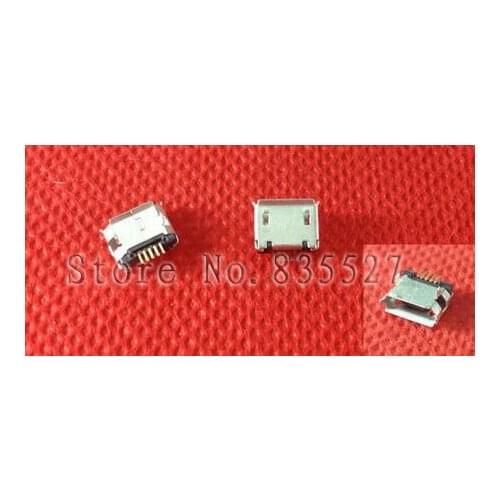 600PCS/Lot micro 5P mini USB jack/connector/socket,5SB type ,5.9MM,with fixed leg,Long needle,needle prolonged 0.75MM*100