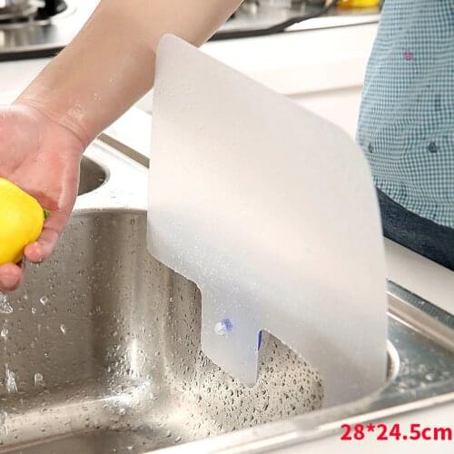 Artracyse 1PC Suction Cup Sink Flaps Kitchen Sinks Household Sinks Countertops Splash Proof Water Baffles Fume Proof Panels