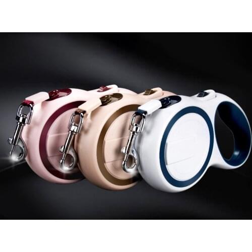 Automatic Retractable Dog Leash Pet Walking Leashes Nylon 3M 5M Cat Traction Rope Extension Running Lead for Small Medium Dogs