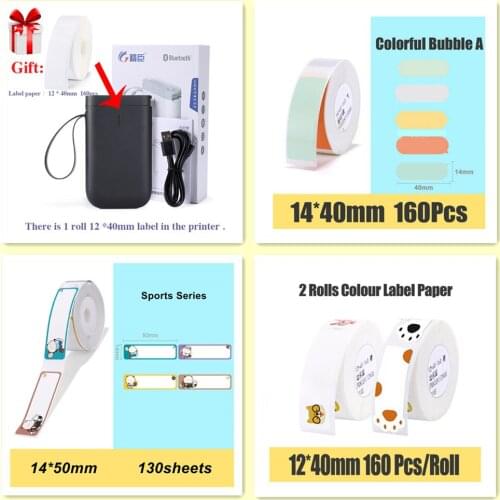 Nimbot d11 Wireless tag printer Handheld Pocket labels bluetooth printer thermal label printer and thermal label