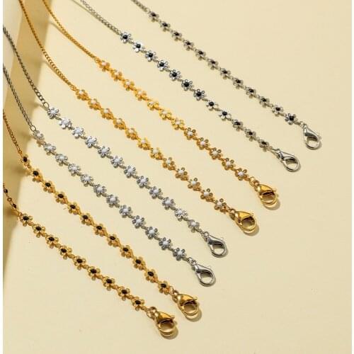 Fashion Chic Mask Chain Holder with Gold/Silver Color Lanyard Glasses Chains Glasses Strap for Men Women Wholesale