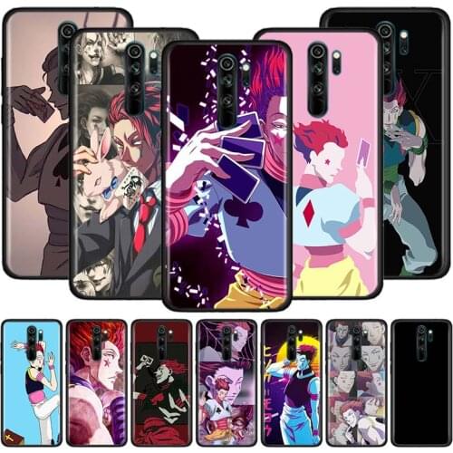Anime Hisoka Hunter Case for Xiaomi Redmi Note 9S 8T 8 9 9A 9C 7 K30 Pro Zoom 8A 7A 6 Black Silicone Phone Cover Sac