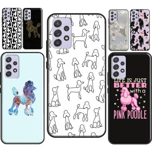 Poodle Dog Cartoon For Samsung Galaxy A52 A12 A32 A72 A10 A40 A50 A70 A21S A20e A11 A31 A41 A51 A71 Case