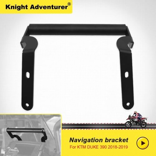 Phone Holder 22mm Handle Bar Bracket For 390 2018 2019 Moto Accessories 390 GPS Navigation Mount Bracket Plate