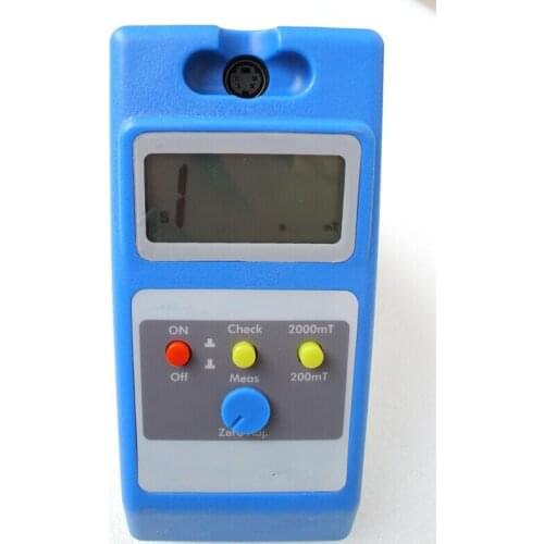 Original High Sensitivity WT10B Gauss Meter Tesla Meter Magnetometer Metal Probe 0-200mT Measuring Magnetic Field Gauss Tester