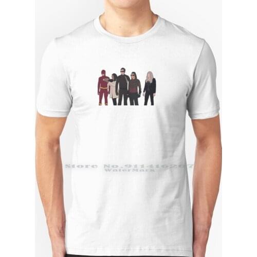 Team Cast T Shirt 100% Pure Cotton Xxreddustxx Reddust Arrowverse Barry Allen Caitlyn Frost Ralph Dibny Sue Deaborn Cisco Ramon