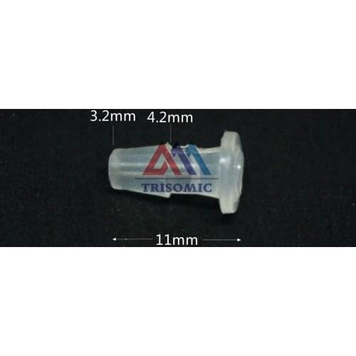 3.2mm Tube End Cap Plug with Barbed Material PP Food Grade or to potable water -30 to 160 degree centigrade