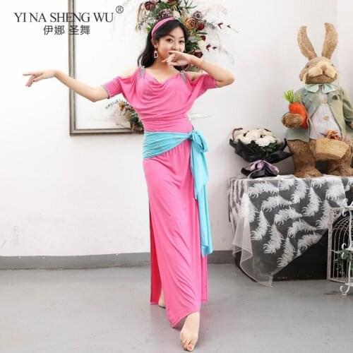 Sexy Belly Dance Suit Female Adult Elegant Performance thanks Oriental money Nation style Long Skirt Practice Clothing Gift