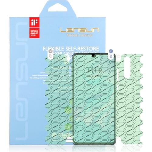 LENSUN Nano Flexible Self-Restore Full Cover Protective Film For Huawei P30 Screen Protector