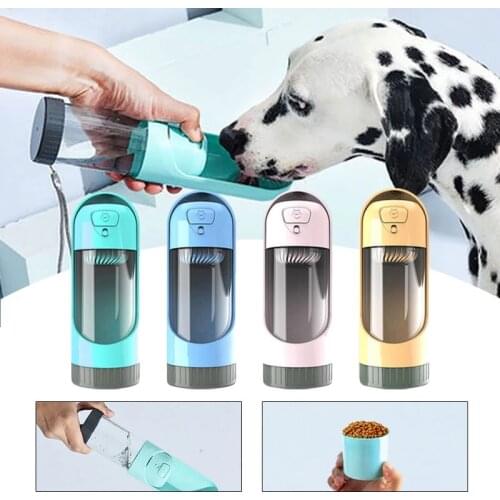 Portable Pet Dog Water Bottle 300ml Drinking Bowl for Small Medium Large Dogs Feeding Water Dispenser Cat Dogs Outdoor Bottles