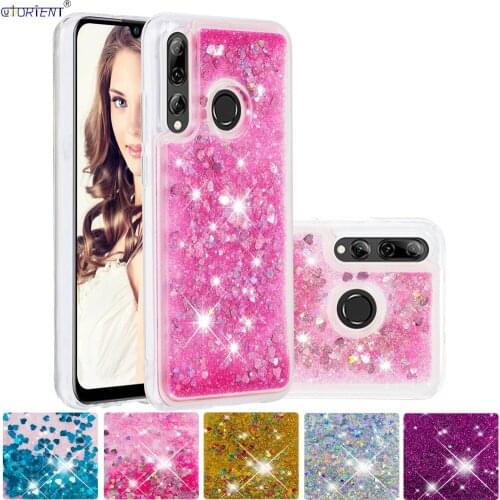 Cute Cover for Huawei Honor 10i 20 10 Lite 20e P Smart 2019 Glitter Dynamic Liquid Case HRY-LX1 HRY-LX1T POT-LX1 HRY LX1T LX1