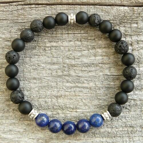 Mens Strength Black Onyx Mala Bracelet,Meditation Onyx Mala,Yoga Jewelry,Buddhist,Yoga Wrist , Buddha Bracelet