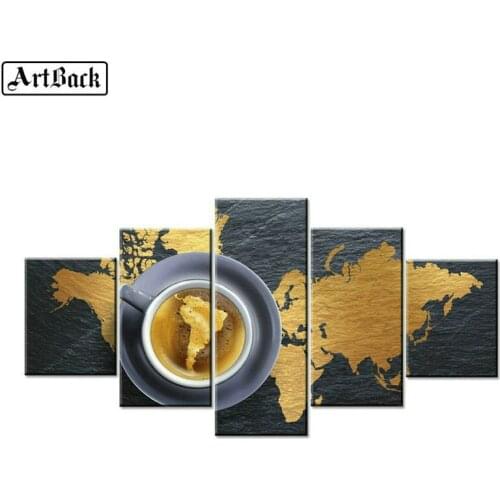 5 spell diamond painting map icons Religious pictures full square drill diamond embroidery woman living room decoration