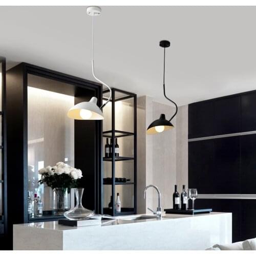 Nordic Replica Designer Serge Pendant Lamp Rotating Iron Lampshade Lighting Arandela De Parede Sconce Home Decor 110-220V