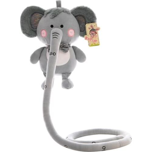 New Creative Cute Long Nose Elephant Plush Doll Measuring Ruler Scale 100cm/120cm/150cm Stuffed Toy Childrens Gift