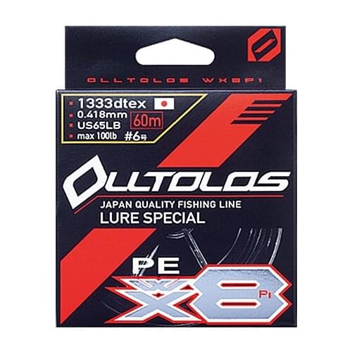 Original YGK XBRAID OLLTOLOS PE WX8P-1