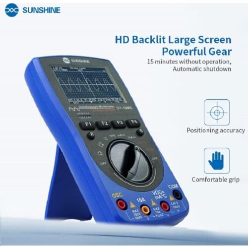 SUNSHINE DT-19MS 2in1Handheld Oscilloscope Digital Multimeter For Mobile Phone Repair Tester multifunction LCD Display Meter