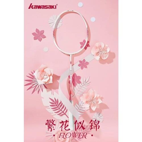 2020 Kawasaki Badminton Rackets Ball Control Type Racquet for Primary Players Single Racket Firefox 3370