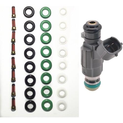 8sets fuel injector repair kit & service kits fit for Nissan Infiniti 2000-04 Fuel Injector 16600-5L700 166005L30 AY-RK010
