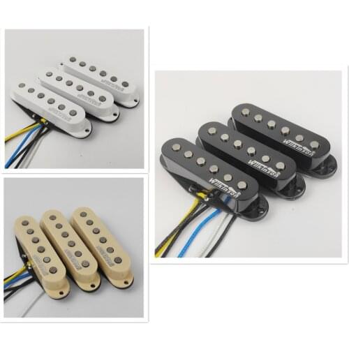 Made in Korea Wilkinson Premium 60s WVS Alnico V Single Coil Guitar Pickups White