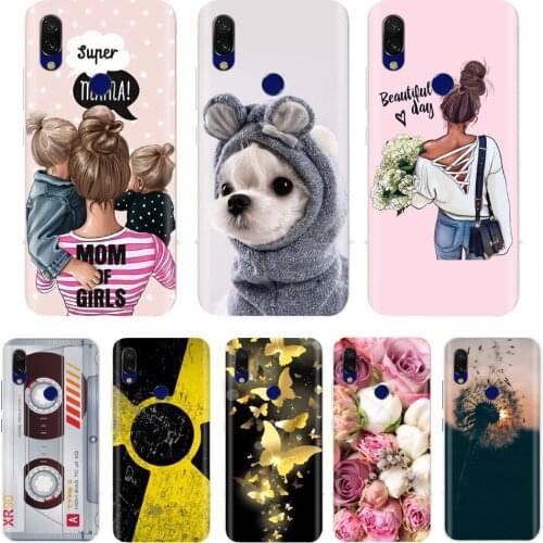 6.3" Silicon case For Xiaomi Redmi Note 7 funny phone cover for Xiaomi Redmi Note7 Pro Coque soft tpu back cover protective bags