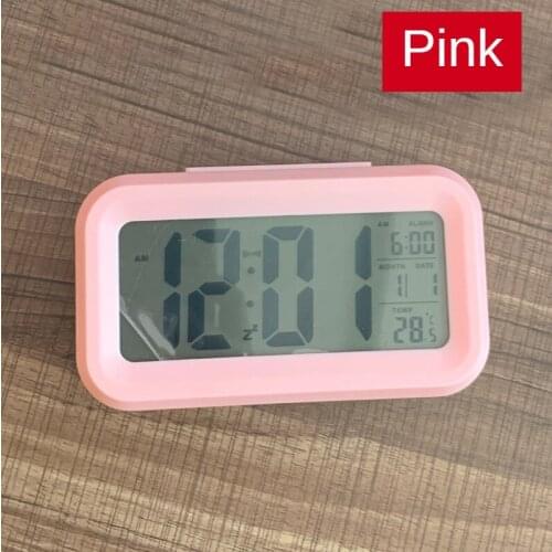 Smart Clock Temperature Lazy Snooze Alarm Mute Backlit Electronic Clock Creative Digital Clock Gift