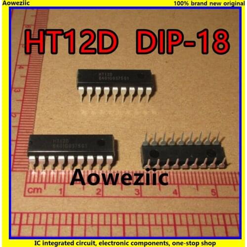 10Pcs/Lot HT12D HT12 DIP-18 212 Series of Decoders IC New Original Product