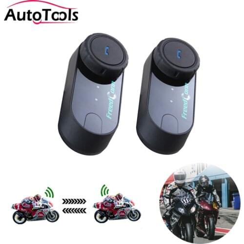 2pcs T-COM VB Motorcycle Helmet Headset Bluetooth 800M intercom motor earphone speaker