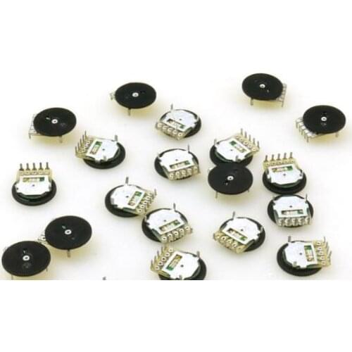 20 PCS Dial Potentiometer B102 1K/10k/50k Radio Potentiometer Disc 14*1