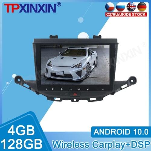 Android 10.0 Carplay 4+128G For Opel ASTRA K 2016 2017 Radio IPS Recorder DSP Multimedia Player Stereo Head Unit GPS Navigate