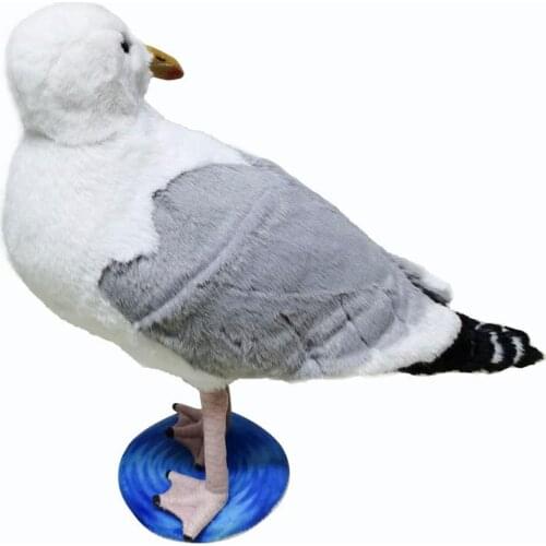 SEAGULL PLUSH TOY ROOM DECORATION ARTS&CRAFTS HOLLAND SEAGULL SEA BIRD CREATIVE FUNNY REAL LIFE LIFELIKE STUFFED ANIMALS PLUSH