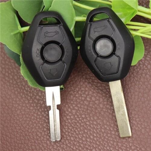Remote car Key Fob Case Shell for BMW 3 5 7 SERIES Z3 Z4 X3 X5 M5 325i E38 E39 E46 key (HU92 blade)