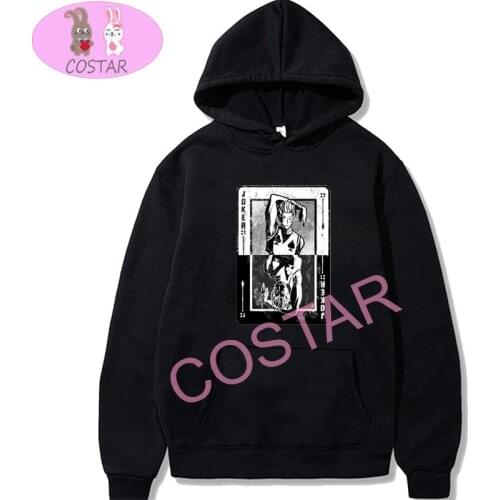 COSTAR Hot Anime HunterXHunter Joker Hisoka Fashion Hoodies Pullover Harajuku Hooded Sweatershirt Unisex