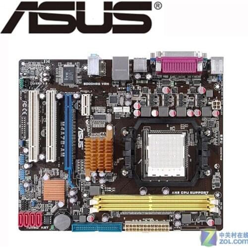 For AMD 780G ASUS M4A78-AM Motherboard Socket AM2/AM2+/AM3 DDR2 8GB M4A78 AM Systemboard uATX Desktop Mainboard PCI-E 16X Used