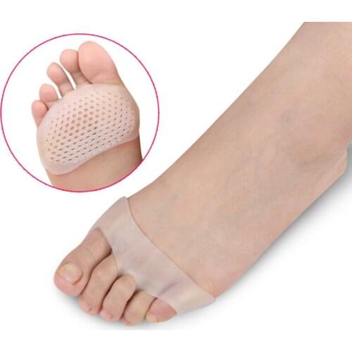 100pcs Foot Valgus Correction 4 Pieces=2 Pairs Reuseful Bunion Adjuster Honeycomb forefoot Pad Removal Relieve Toe Pain