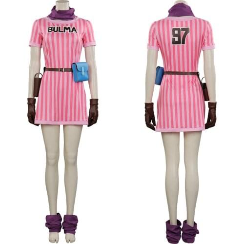 Anime Bulma Cosplay Costume Outfits Halloween Carnival Suit