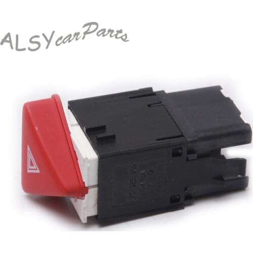 1K0 953 509 A Red Warning Hazard Flash Button Switch For VW Jetta Golf MK5 GTI Rabbit Switches 1KD 953 509